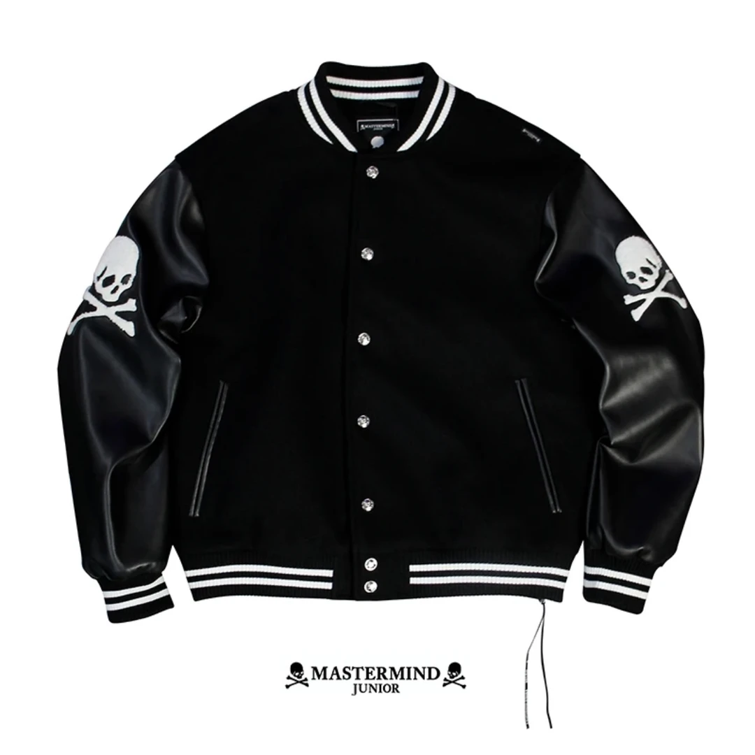 MMJ棒球服暗黑潮牌时尚情侣休闲秋冬外套MJ32AWQ125