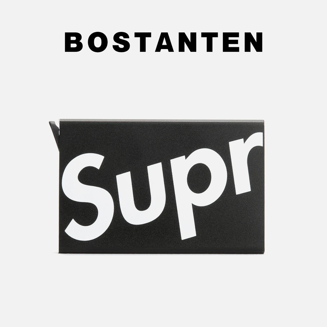 波斯丹顿卡包男士银行卡收纳包多功能证件包多卡位金属超薄收纳盒