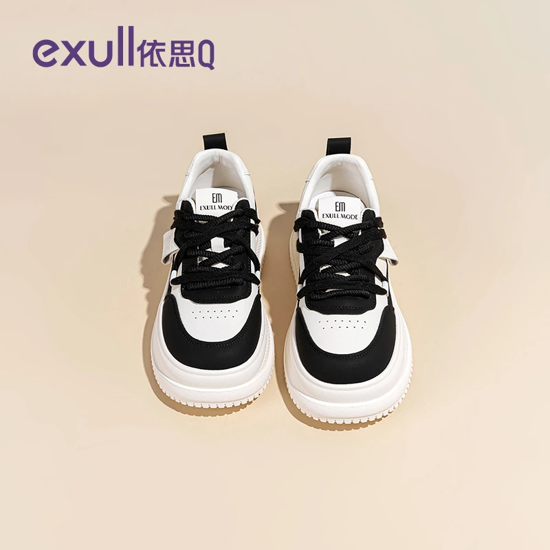 依思Q女鞋官方旗舰店厚底小白鞋女2025新款秋冬爆款休闲百搭鞋子