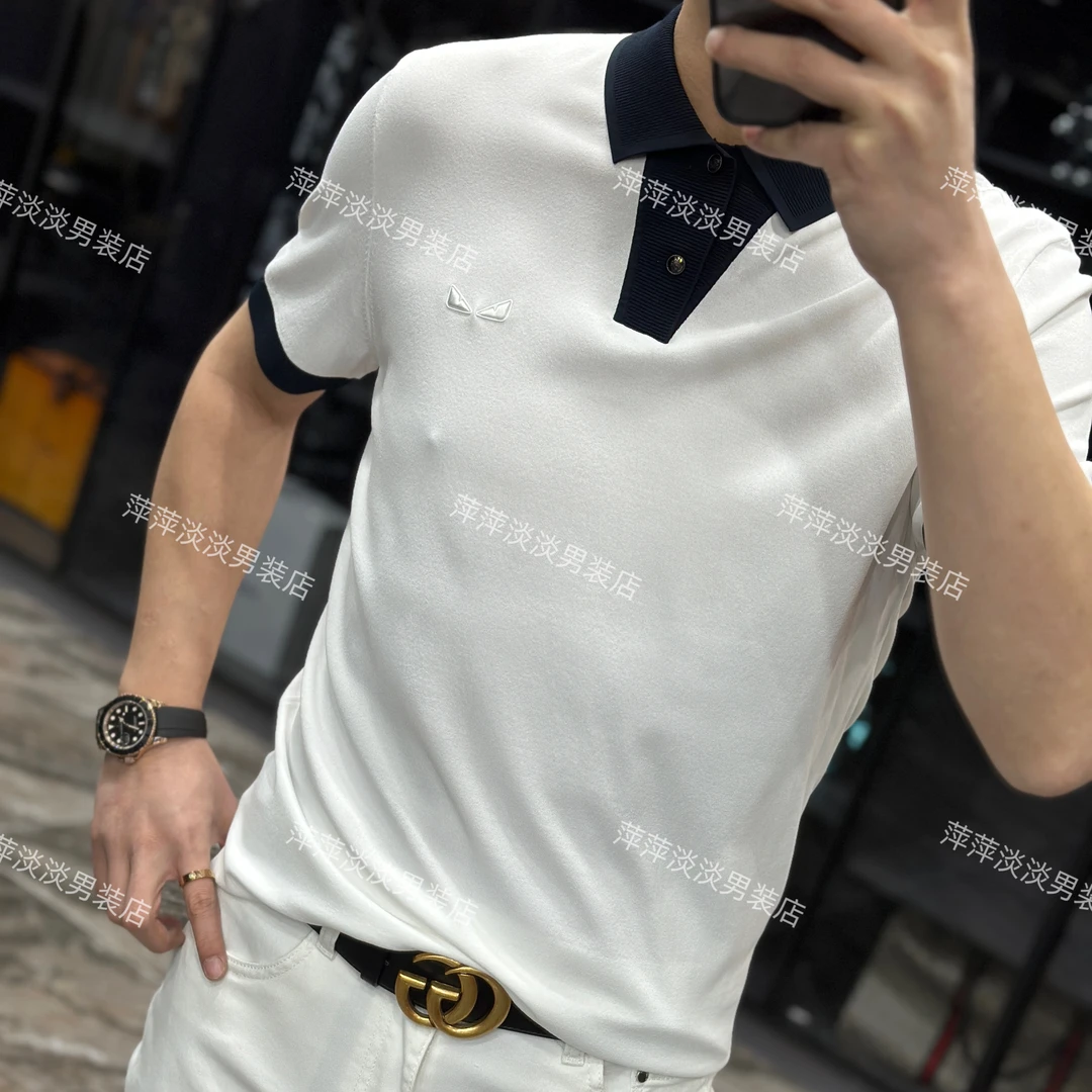 2025秋冬新款男士轻奢简约Polo衫26837