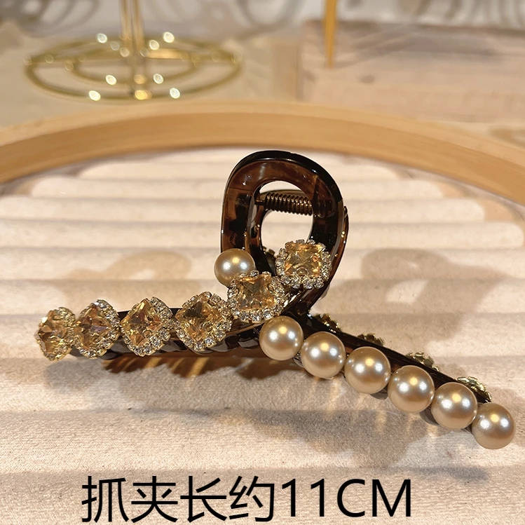 约11公分大抓夹 时尚轻奢气质鲨鱼夹网红简约百搭发饰