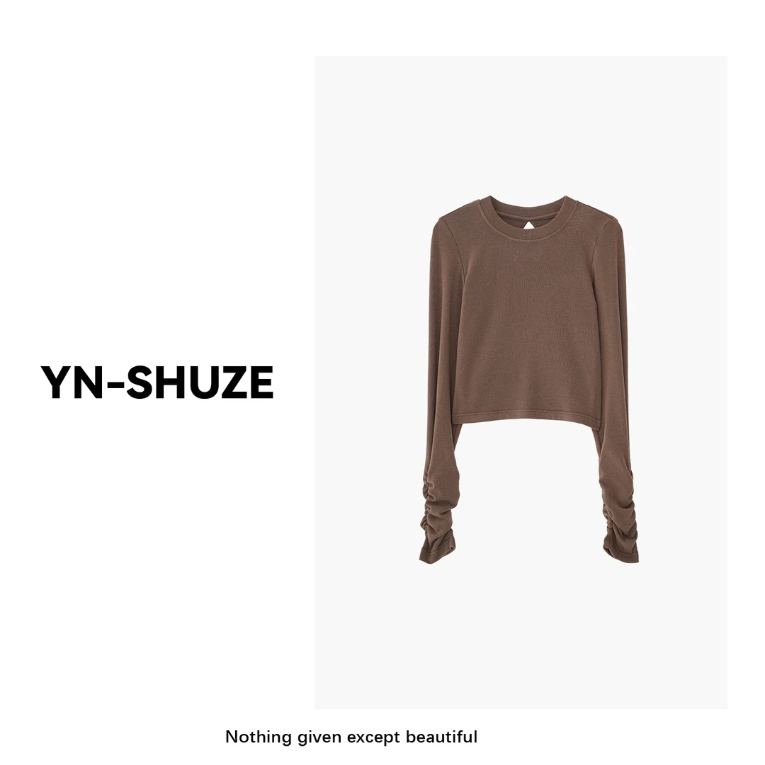 YN-SHUZE‘热力感’简约百搭长袖上衣SZ-YNC-236301
