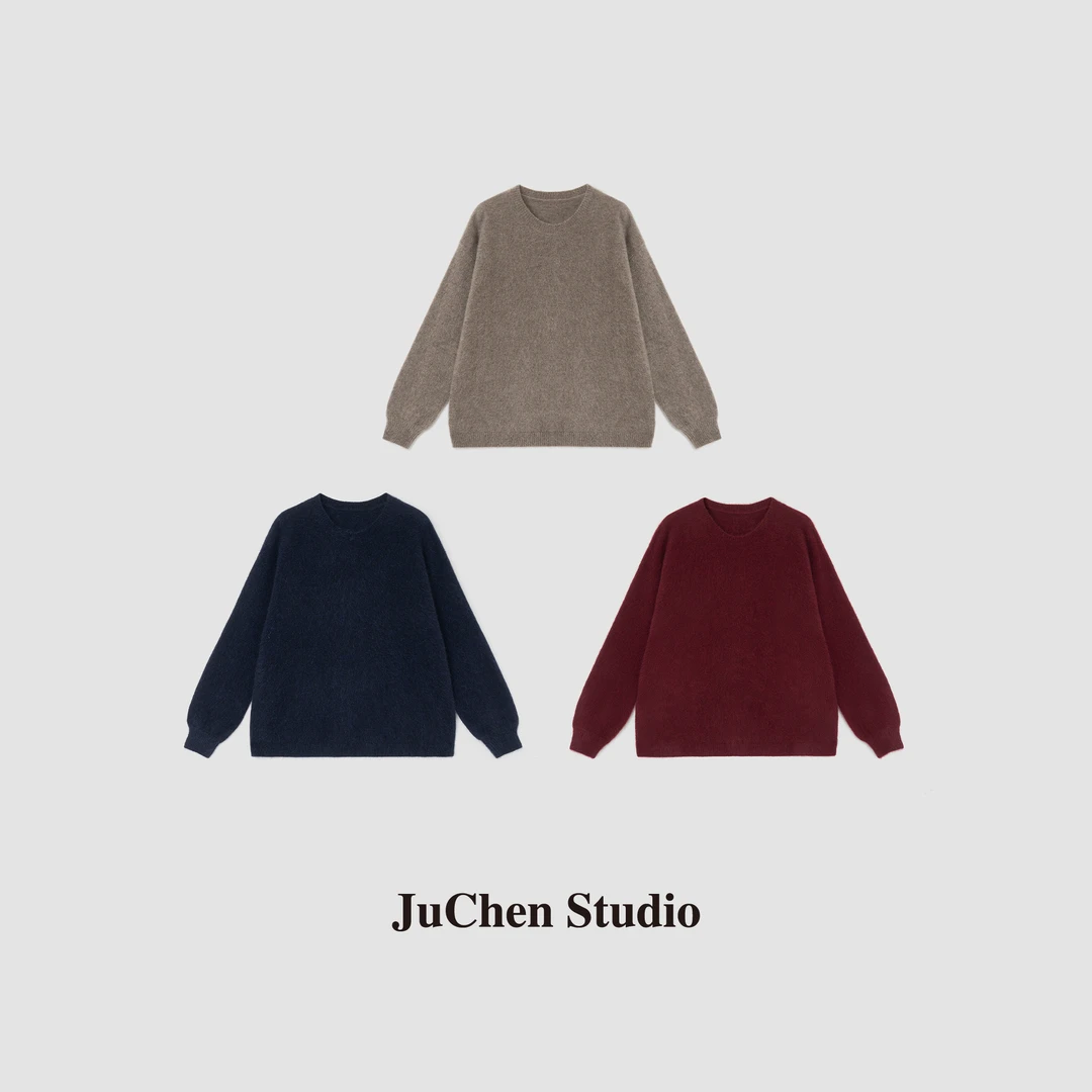 软糯醇厚秋冬保暖牦牛绒德國机织套头宽松毛衣FWXGJC007-56