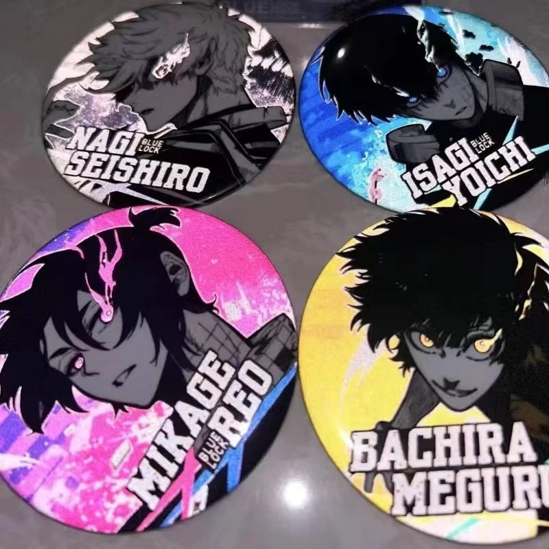 蓝色监狱觉醒反光吧唧蓝锁御影玲王凪诚士郎日漫二次元58mm徽章