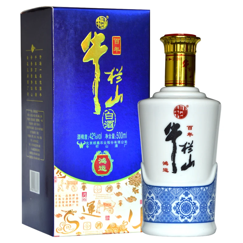 牛栏山百年 白酒  鸿运白酒 浓香型  纯粮酒42度
