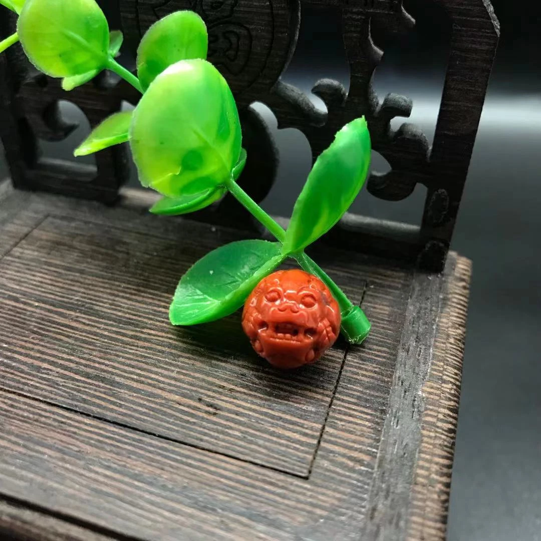 【鼎利源】南红玛瑙貔貅珠配饰 不含证书