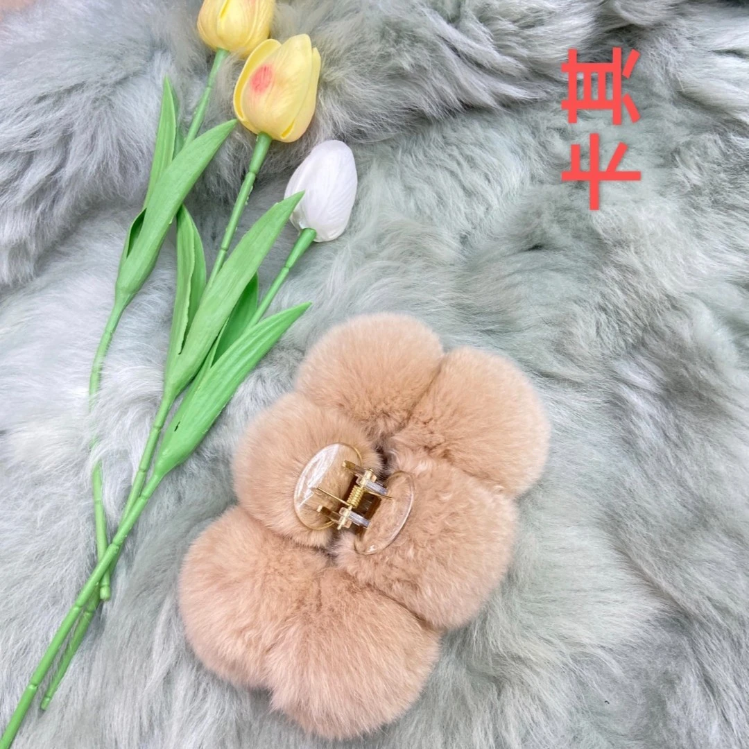 菲尚-2022时尚毛毛发饰（拍一发二，颜色随机）毛绒可爱