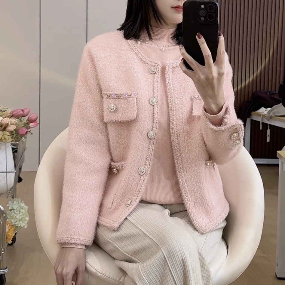 小清瓜女装401-500气质显瘦时尚百搭设计中国风秋冬针织衫