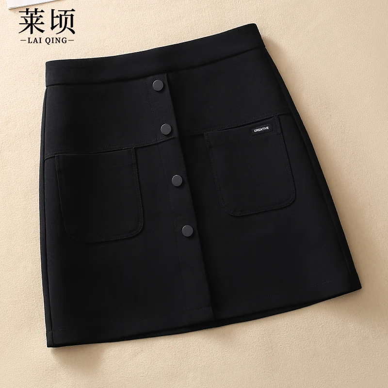 黑色包臀显瘦半身裙女短裙2024新款高腰春夏季韩版时尚防走光裙子