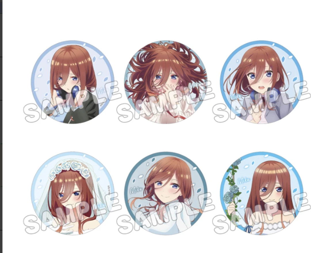 【日谷】五等分的花嫁三玖个人池/巫女系列吧唧徽章_三玖_二乃_五月