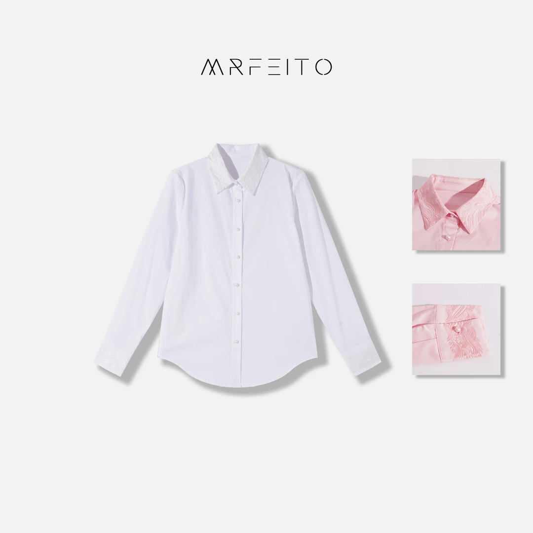 刺绣设计女士衬衫H16C01C23912