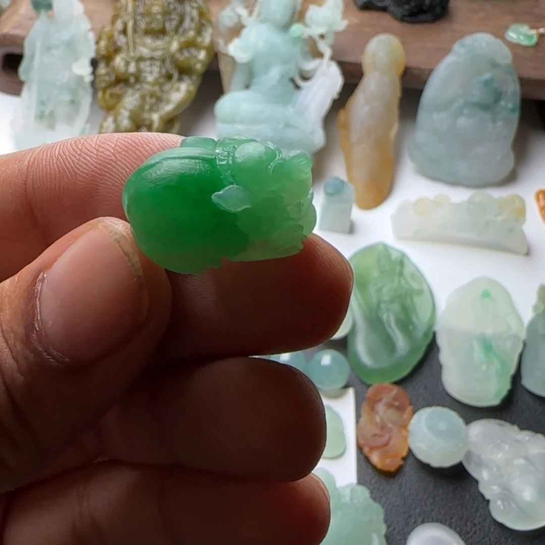【闪购商品】定制翡翠未镶嵌六***落