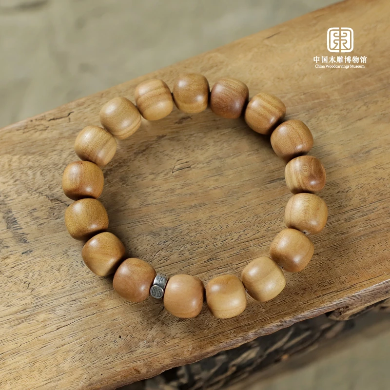 【中国木雕博物馆】老型珠12*13老山檀香手串