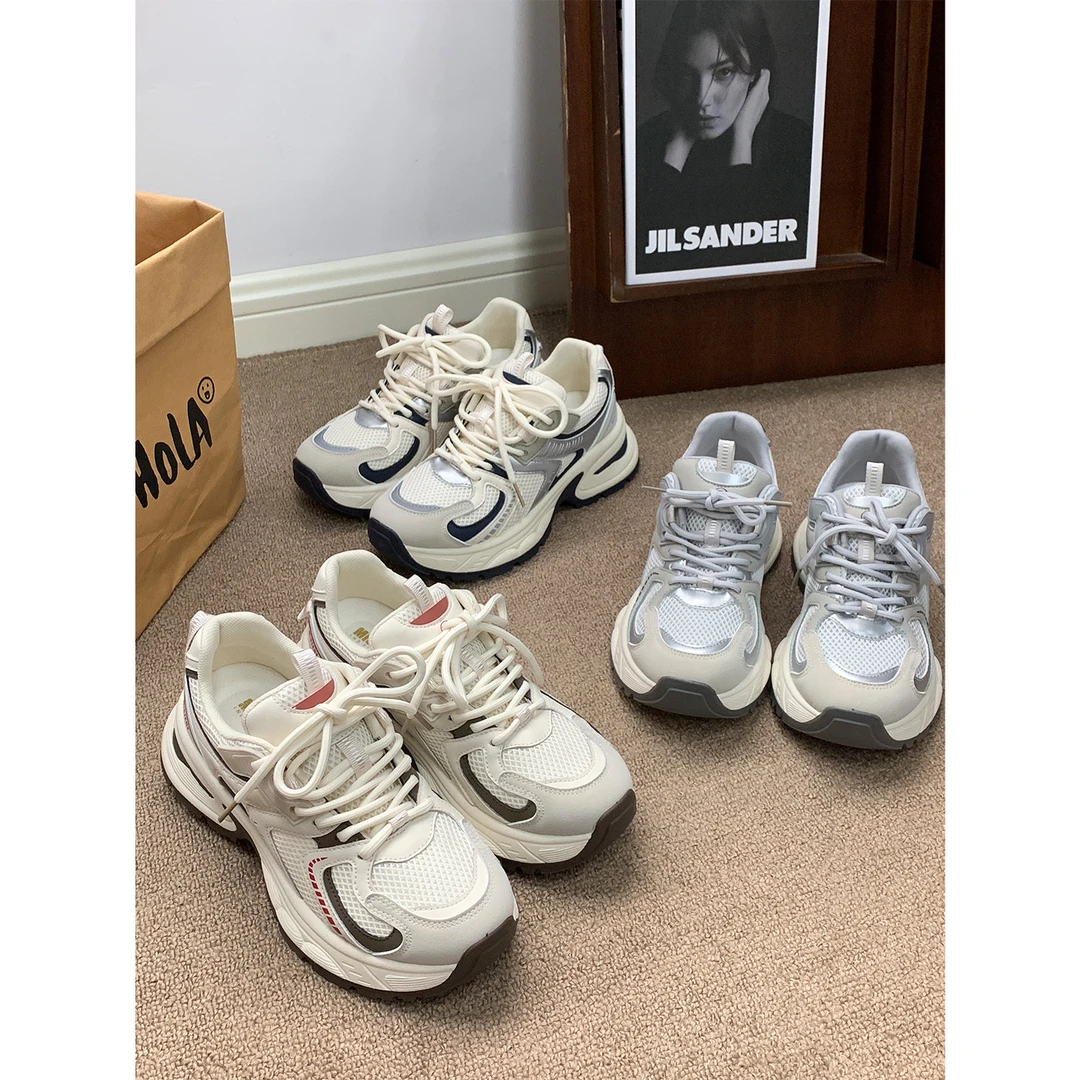 【单里四季款】秋季新款厚底时尚小众老爹鞋女休闲运动跑步鞋