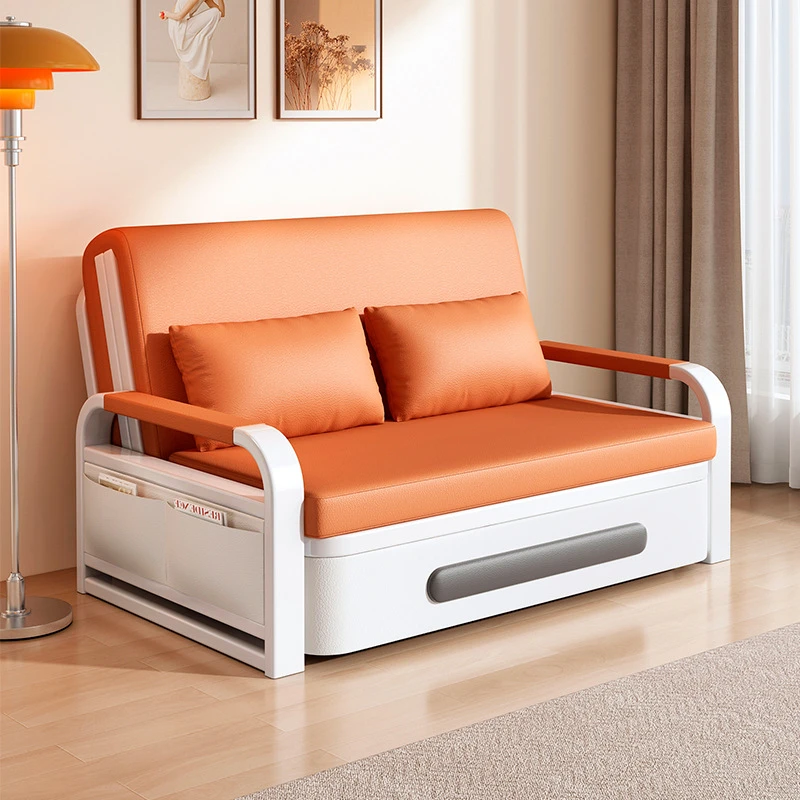 折叠沙发床两用2024新款小户型客厅沙发阳台多功能网红伸缩单人床