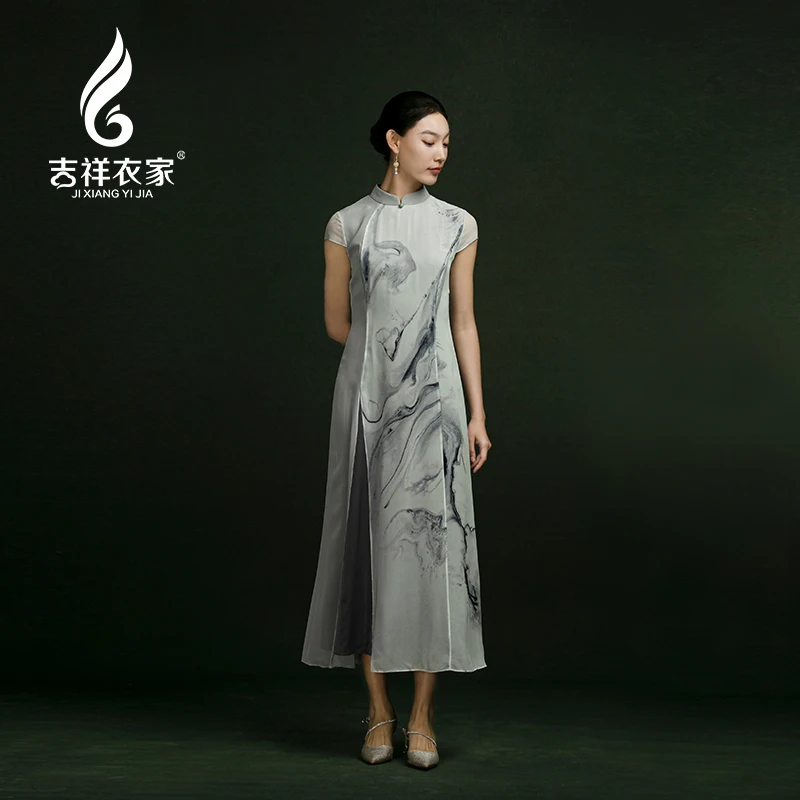 JIXIANGYIJIA/吉祥衣家一蓑烟雨(连衣裙)922234078