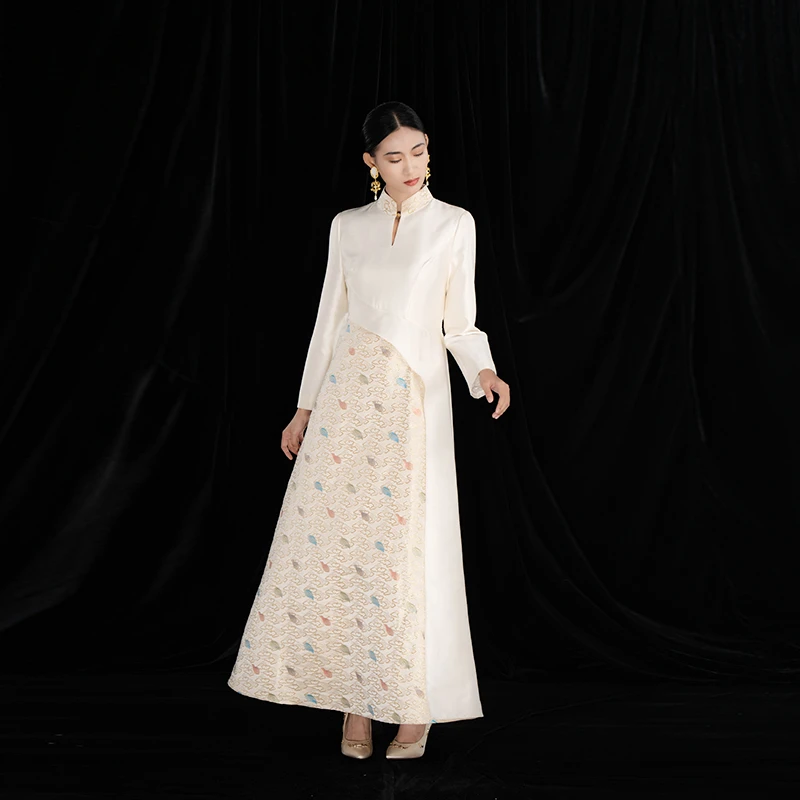 JIXIANGYIJIA/吉祥衣家云霓纷兮连衣裙新中式国风女装943237144