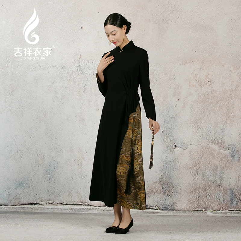 JIXIANGYIJIA/吉祥衣家【甄选专属】DY玄云 连衣裙新中式 913233220