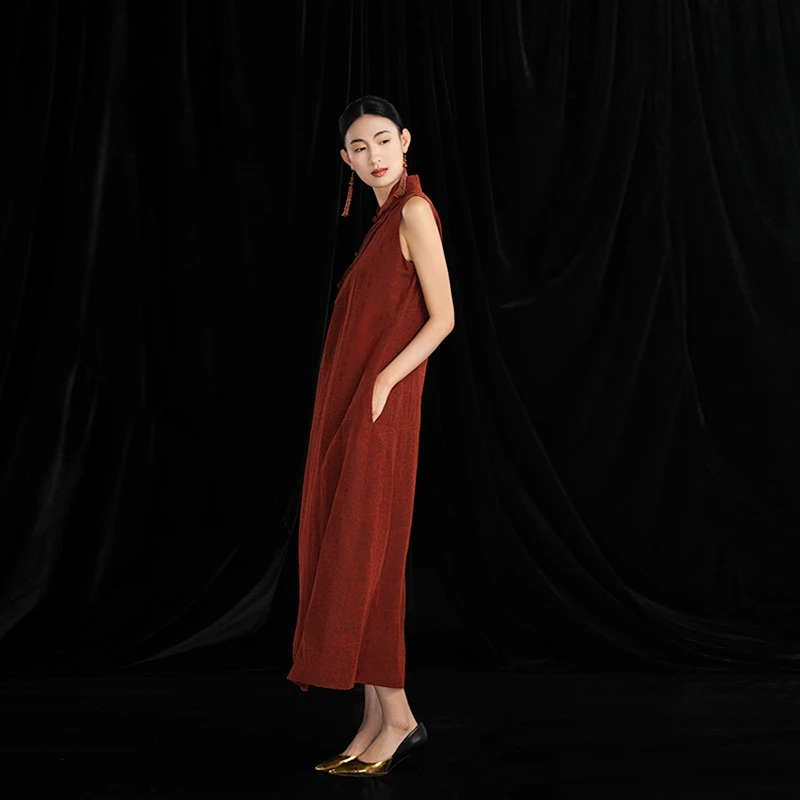 JIXIANGYIJIA/吉祥衣家独上青舟 连衣裙新中式国风女装 922223708