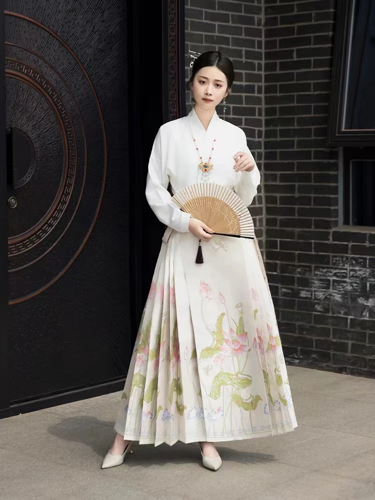 唐织韵【清荷单件】中式婉约舒适休闲清仓反季简约通勤夏日