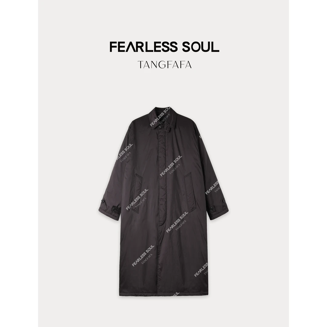 TFF X FS “机场棉服”冬季户外翻领中长款外套 824FW398 -