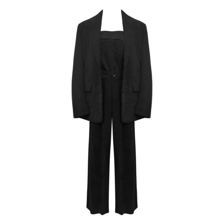 灯芯绒三件套T193