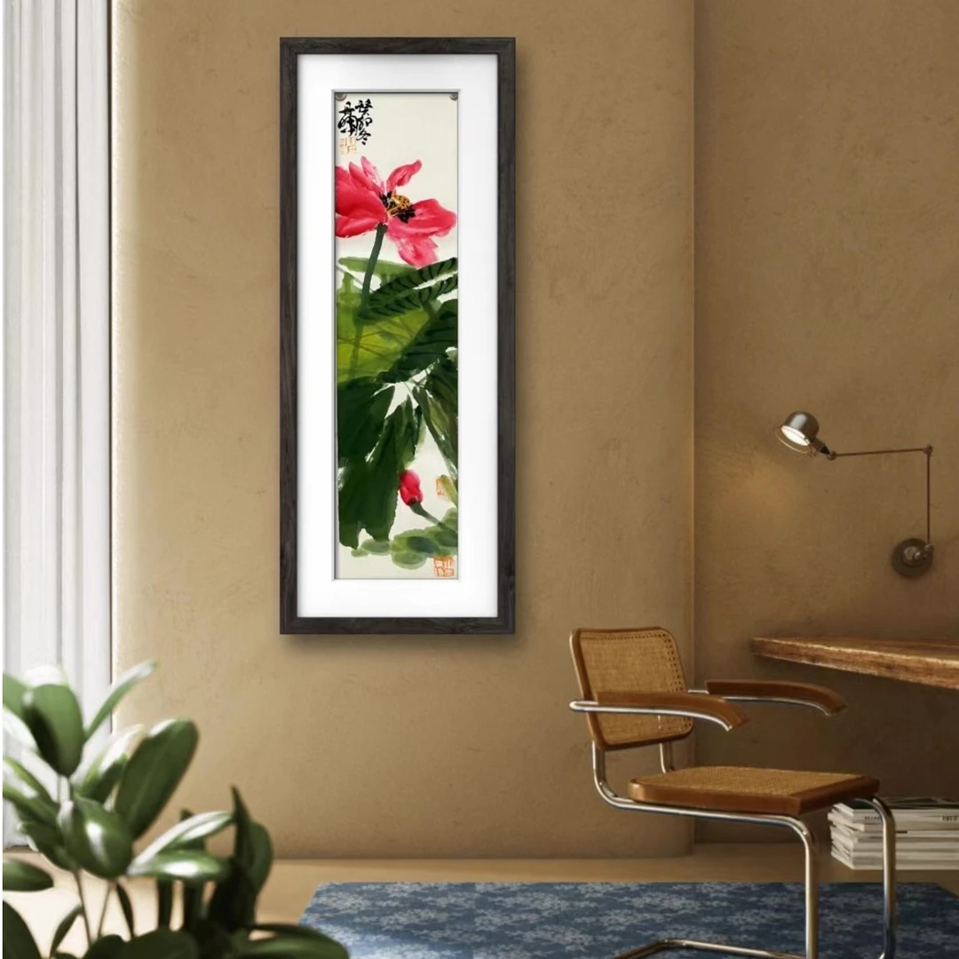 陈丹晖花鸟画《荷花》