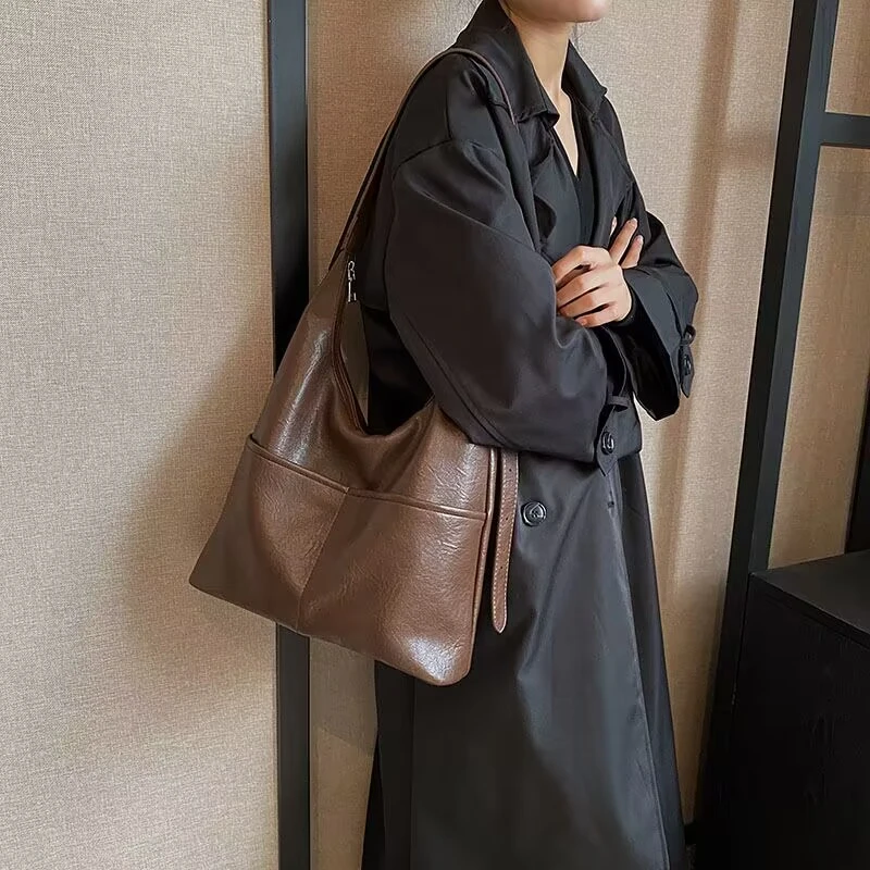 秋冬百搭小众包气质大容量百搭通勤单肩包潮流时尚休闲女士斜挎包