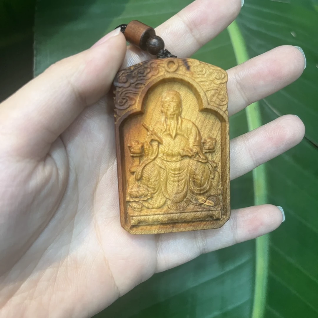 非金属木质吊坠 雷 桃木 文 吊坠-913028