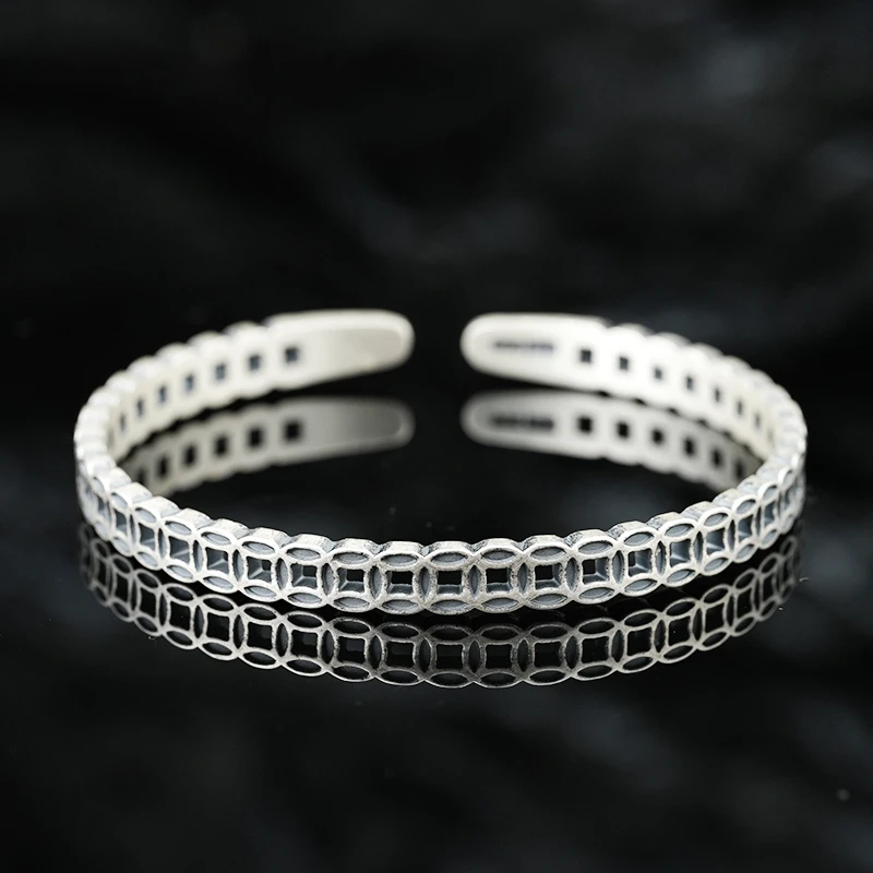 足银手镯 手镯气质时尚经典百搭精美-606098