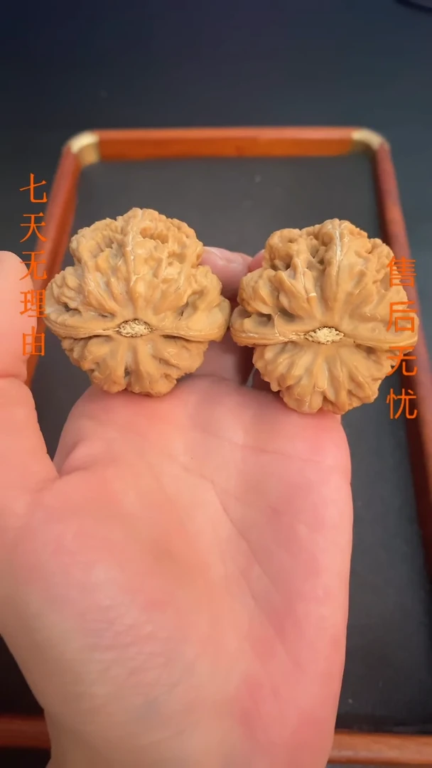 【闪购商品】文玩核桃把件Y21大粗筋46尺