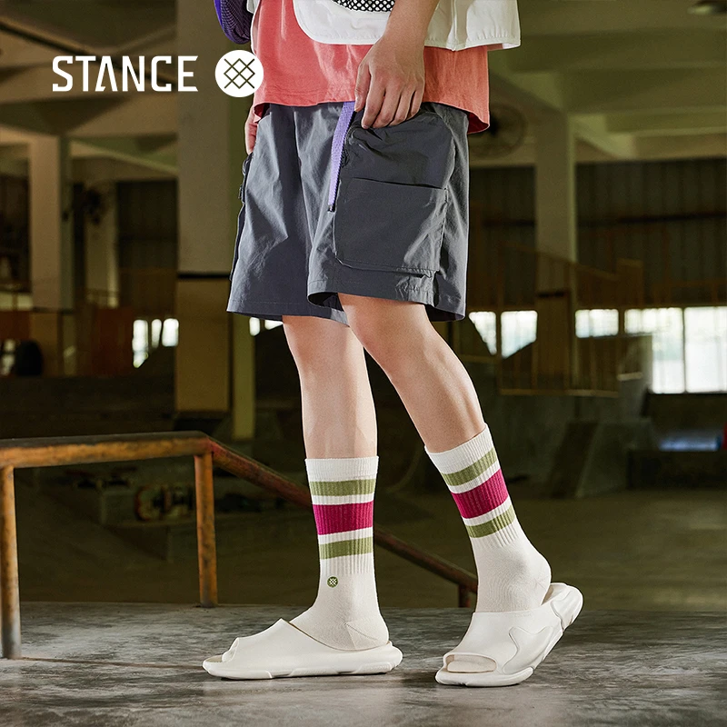 STANCE斯坦斯男女中筒袜时尚休闲袜舒适潮袜条纹袜百搭个性袜子