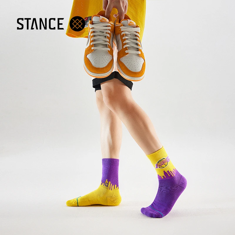 STANCE【活动款】斯坦斯 NBA联名中筒袜时尚拼色袜子男女撞色潮袜运