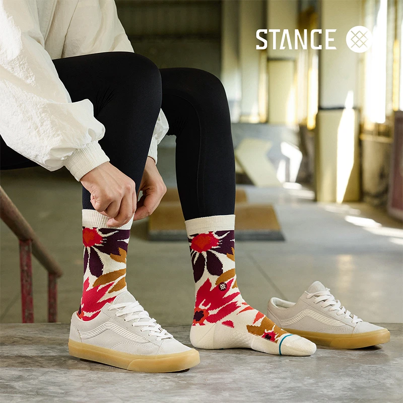 STANCE 时尚袜子休闲女袜中筒长筒休闲袜透气潮袜街头百搭