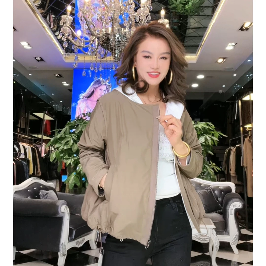 GY时尚抽绳短款外套8013