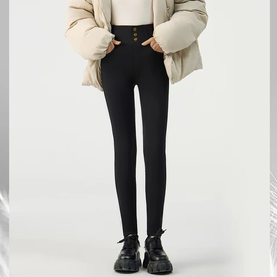 N百搭黑色羽绒裤9201-2