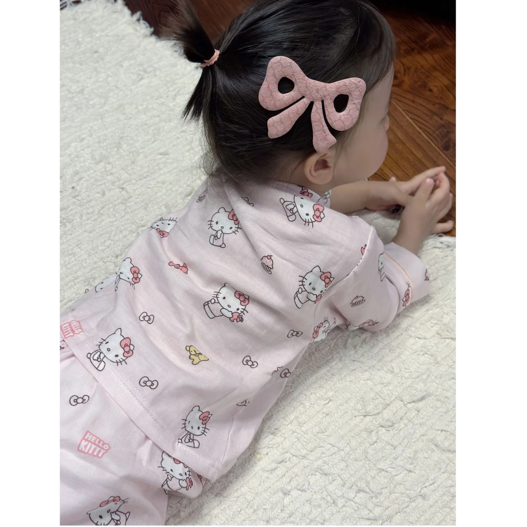 《现货》2024秋季新款韩版女童可爱少女心卡通家居服睡衣套装