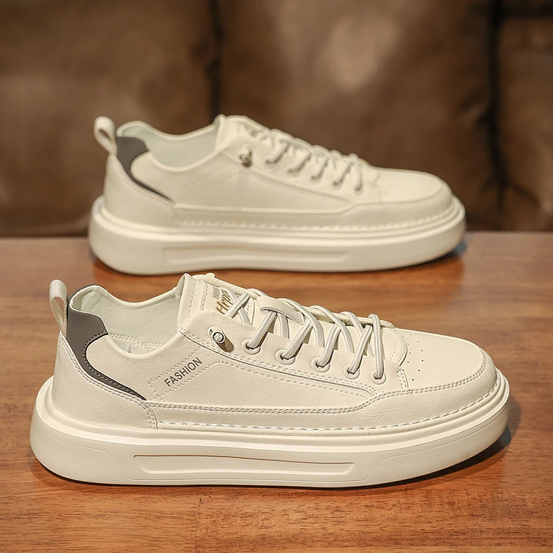 男士板鞋免系带2024新款韩版男鞋休闲鞋百搭潮流鞋子潮鞋MDH012