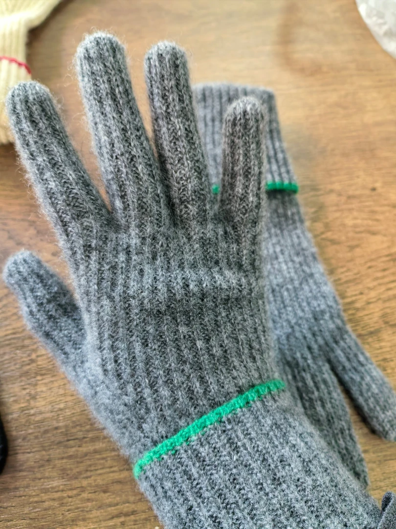 鄂家同款纯羊绒加长手套护腕手套加厚保暖男女通用