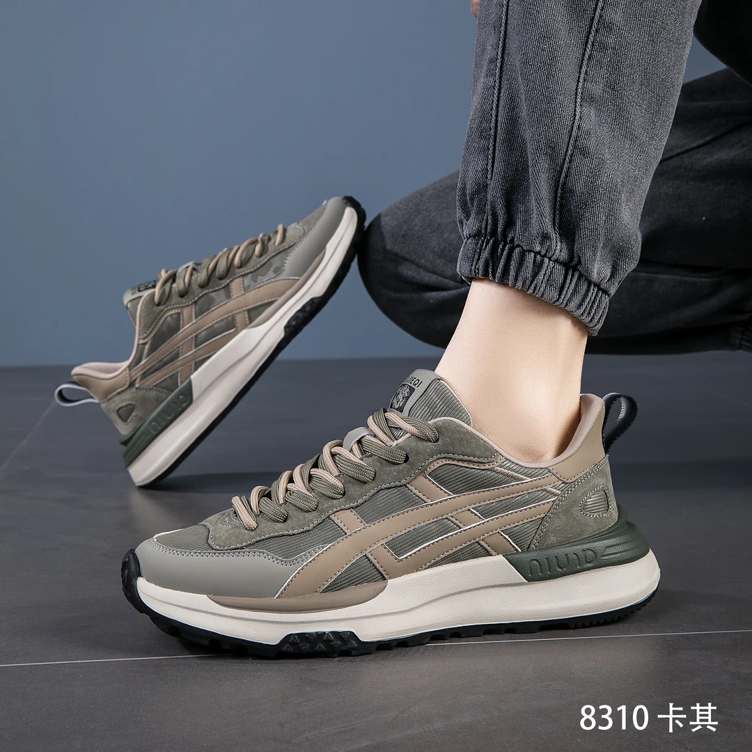 【网面增高款】新款四季款细网面 运动休闲鞋  阿甘鞋 潮鞋 男鞋