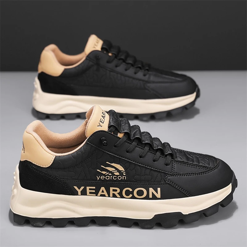 YEARCON/意尔康2023新款男士时尚透气潮鞋百搭休闲跑步轻便防滑鞋