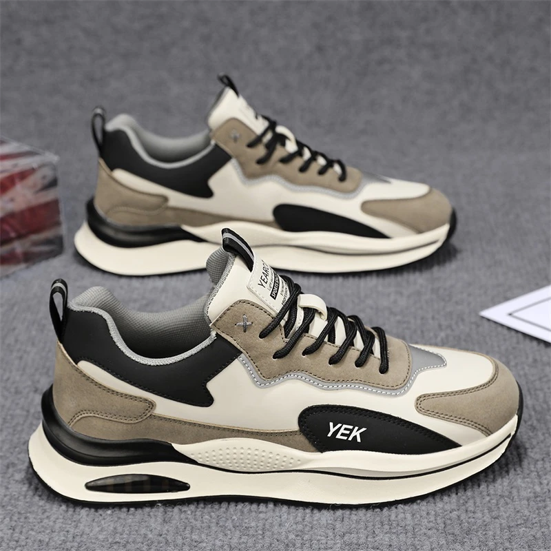 YEARCON/意尔康2023新款男士运动阿甘鞋世行百搭透气潮鞋防滑休闲
