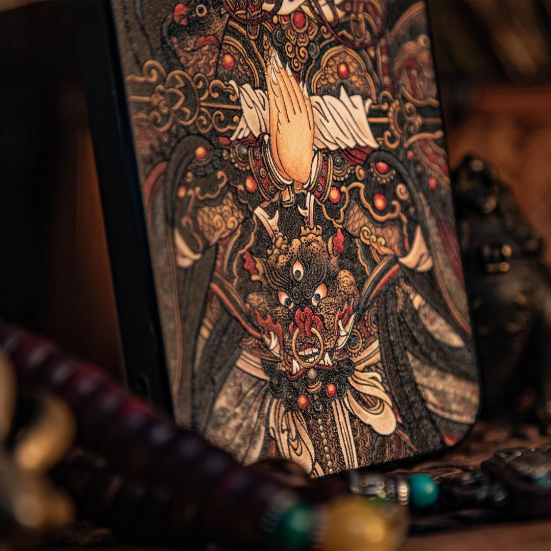 《法海寺韦驮》数码精致浮雕立体国风舒适iPhone15/14/13/12手机套