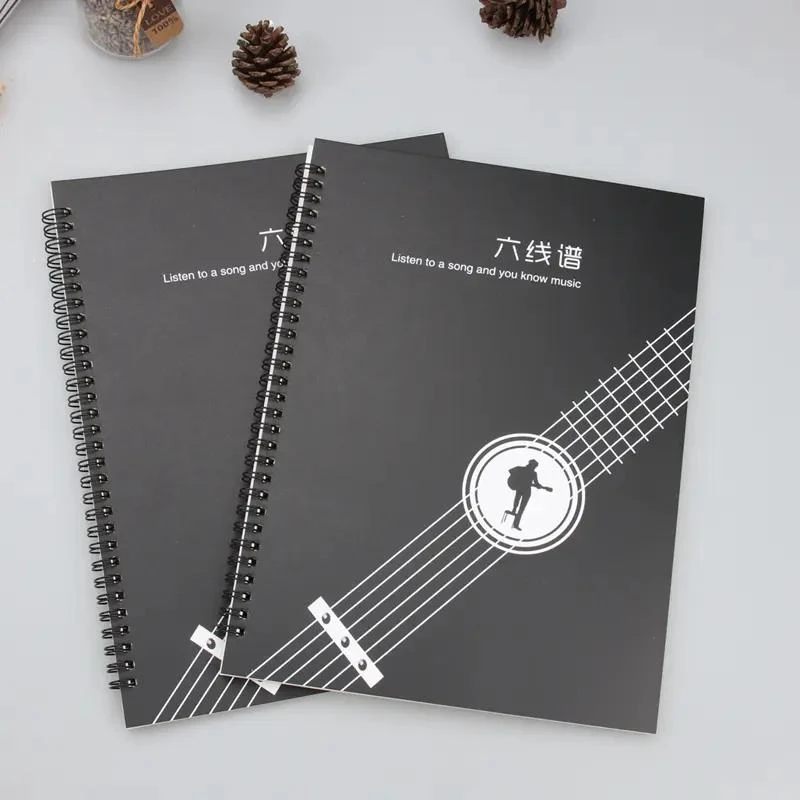 A4 加厚创意吉他演奏空白带和弦六线谱乐谱本子 音乐练习本