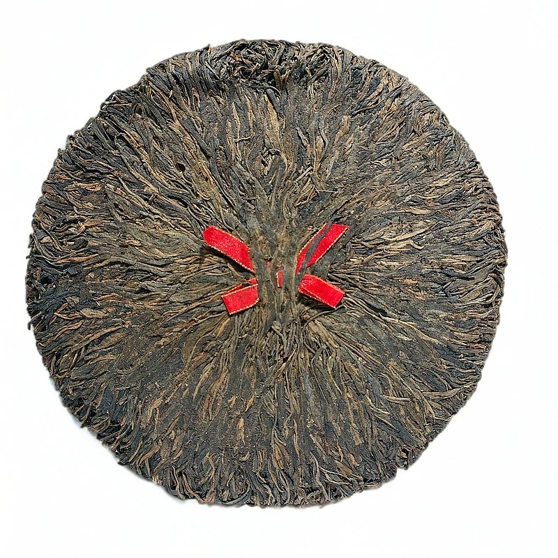 【14779-90】班章橡筋红丝带 普洱茶生茶 1000克 送茶样