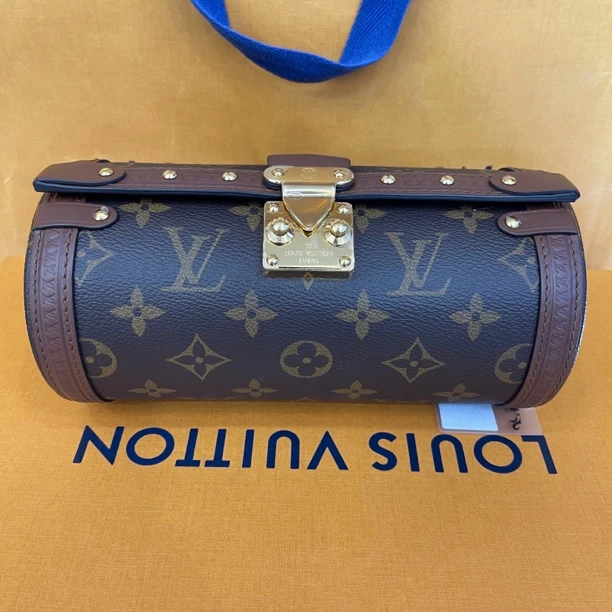 95新 LouisVuitton/路易威登 巴比龙单肩链条包圆筒/奢侈—1508