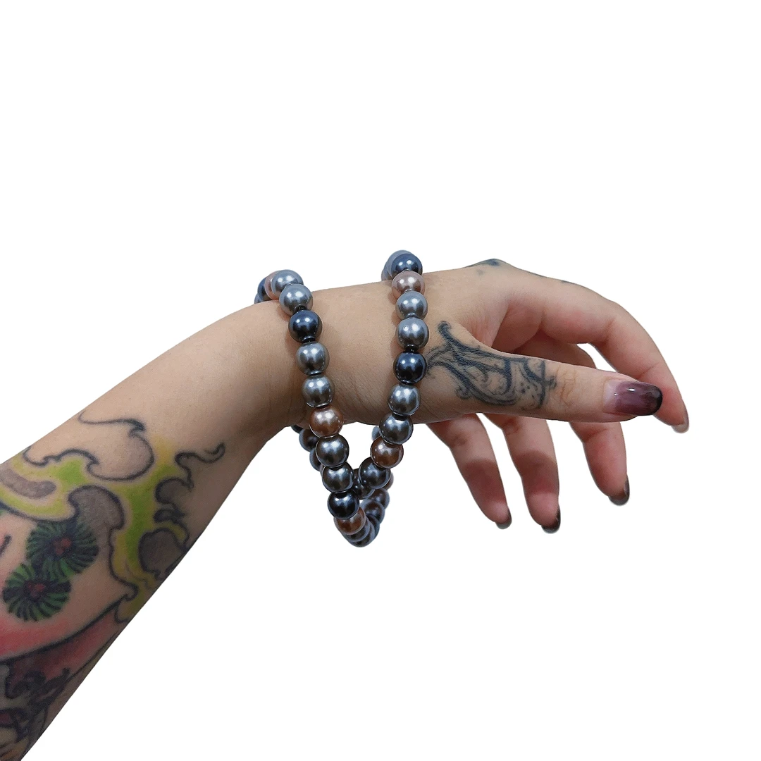 吊坠925银皮质 纯银包铜个性复古设计百搭女款男士手工时尚情侣