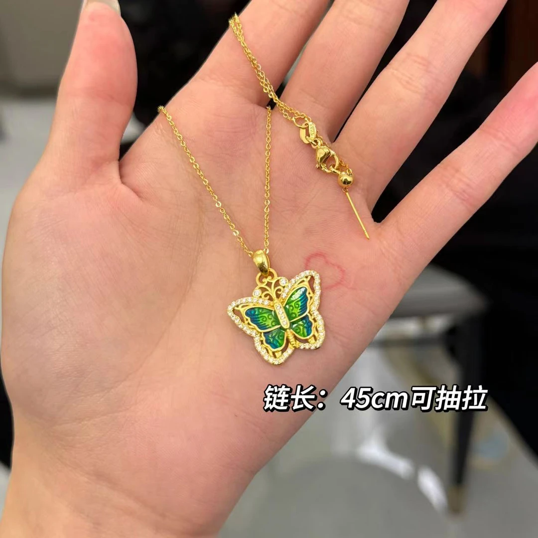 铜合金项链 BIBI【渐变蝴蝶】项链BB043-1
