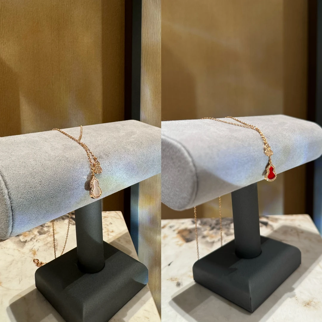 铜合金项链 麻花专属 复古轻奢葫芦项链 P0912