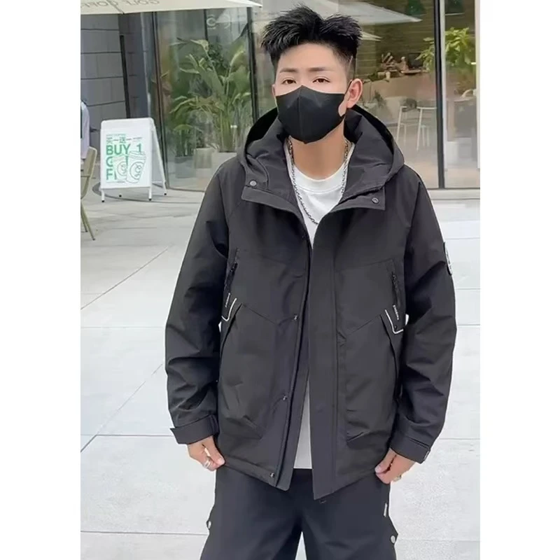 9803二棉秋冬百搭潮流休闲男装厚外套9803